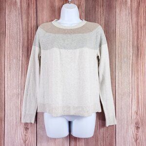 Smartwool Womens Size Small Edgewood Colorblock Crew Sweater Pullover SW016649